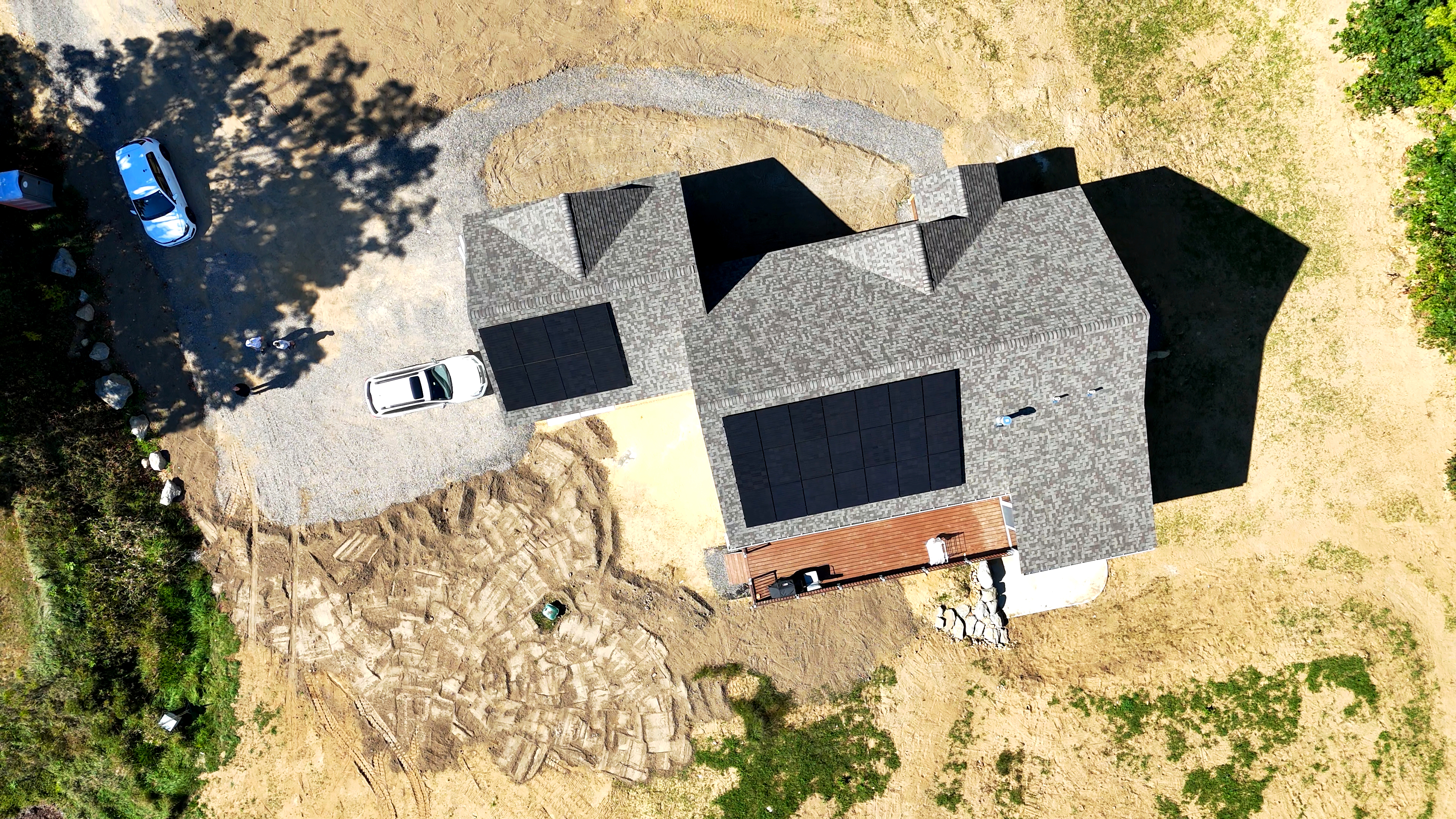 Solar panel installation in Berwick